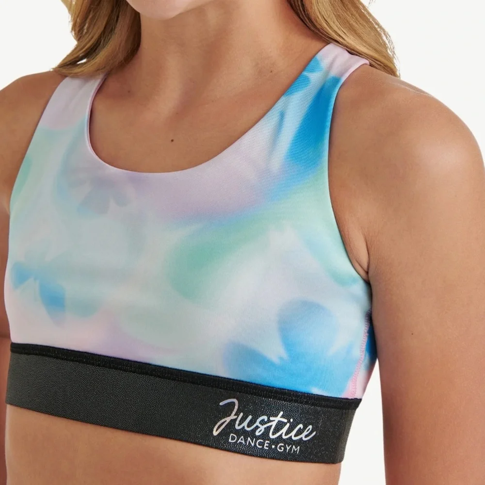 Justice dance & gym bras